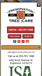 Mobile Screenshot of preservationtreecare.net